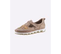 Slipper GEMINI, Damen, Gr. 38, braun (camel), Glattleder, Schuhe Slipper (61972112-38) camel