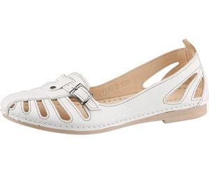 Slipper GEMINI, Damen, Gr. 40, weiß, Glattleder, Schuhe Slipper (546010-40) weiß