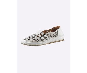 Slipper GEMINI, Damen, Gr. 40, weiß, Leder, Schuhe Slipper (86145811-40) weiß