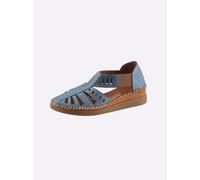 Slipper GEMINI, Damen, Gr. 42, blau (himmelblau), Glattleder, Schuhe Slipper (97732629-42) himmelblau