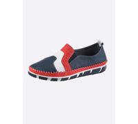 Slipper GEMINI, Damen, Gr. 42, jeansblau, Glattleder, Schuhe Slipper (97045757-42) jeansblau