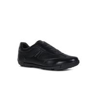 Slipper GEOX "Edgware", Herren, Gr. 41, schwarz, Leder, Schuhe Slipper, Schlupfschuh in schlichtem Design (59050634-41) schwarz