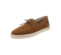 Slipper GEOX "Geox Slipper Veloursleder", Herren, Gr. 41, braun (mittelbraun), Veloursleder, Schuhe Slipper (52597242-41) mittelbraun