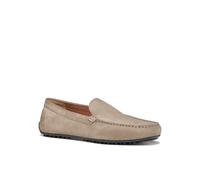 Slipper GEOX "U ISTRIA", Herren, Gr. 39, hellgrau, Veloursleder, Schuhe Slipper, Slipper, Schlupfschuh mit GEOX Spezial Membran (54319851-39)