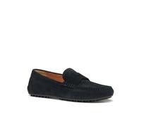 Slipper GEOX "U ISTRIA", Herren, Gr. 41, navy, Veloursleder, Schuhe Slipper, Loafer, Schlupfschuh mit GEOX Spezial Membran (85298801-41) navy