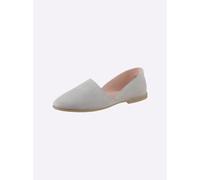 Slipper HEINE, Damen, Gr. 36, grau (hellgrau), Textil, Schuhe Slipper (81191317-36) hellgrau