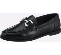 Slipper HEINE, Damen, Gr. 36, schwarz, Glattleder, Leder, Rindsleder, Schuhe Slipper (90111368-36) schwarz