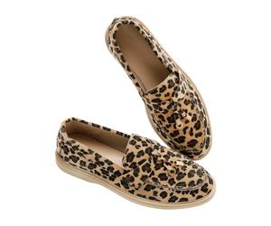 Slipper HEINE, Damen, Gr. 38, leofarben, Synthetik, Schuhe Slipper (94581053-38) leofarben