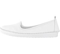 Slipper HEINE, Damen, Gr. 38, weiß, Glattleder, Leder, Schuhe Slipper (28208314-38) weiß