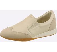 Slipper HEINE, Damen, Gr. 39, beige (sand), Glattleder, Leder, Rindsleder, Veloursleder, Schuhe Slipper (25785922-39) sand