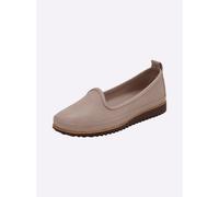 Slipper HEINE, Damen, Gr. 40, grau, Leder, Schuhe Slipper (84393647-40) grau