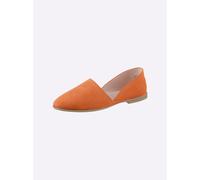 Slipper HEINE, Damen, Gr. 41, orange, Textil, Schuhe Slipper (59111337-41) orange