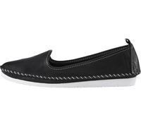 Slipper HEINE, Damen, Gr. 43, schwarz, Glattleder, Leder, Schuhe Slipper (45509012-43) schwarz
