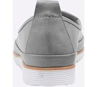 Slipper ANDREA CONTI, Damen, Gr. 42, grau (hellgrau), Glattleder, Leder, Schuhe Slipper (75413229-42) hellgrau