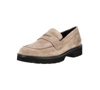 Slipper HÖGL "Högl Slipper Veloursleder", Damen, Gr. 38,5, beige (taupe), Veloursleder, Schuhe Slipper (45810503-38,5) taupe