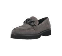 Slipper HÖGL "Högl Slipper Veloursleder", Damen, Gr. 38,5, grau (iron), Veloursleder, Schuhe Slipper (36023105-38,5) iron
