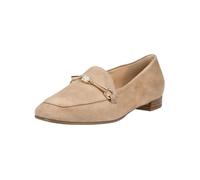 Slipper HÖGL "Högl Slipper Veloursleder", Damen, Gr. 38, taupe, Veloursleder, Schuhe Slipper (94291806-38) taupe