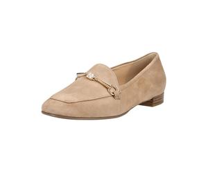 Slipper HÖGL "Högl Slipper Veloursleder", Damen, Gr. 41, taupe, Veloursleder, Schuhe Slipper (94291806-41) taupe