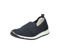 Slipper IMAC "Imac Slipper Lederimitat/Textil", Damen, Gr. 37, blau (dunkelblau), Lederimitat, Textil, Schuhe Slipper (47815615-37) dunkelblau