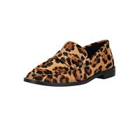 Slipper INUOVO "INUOVO Slipper Leder", Damen, Gr. 41, leopard, Leder, Schuhe (56565423-41) leopard