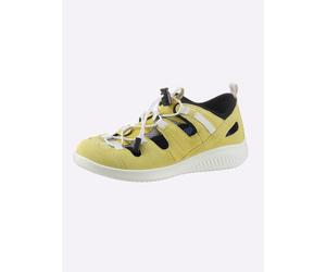 Slipper JOMOS, Damen, Gr. 39, grün (limone), Veloursleder, Schuhe Slipper (47879966-39) limone