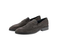 Slipper JOOP "velluto kleitos loafer slip on ld", Herren, Gr. 43, Leder, schwarzbraun, Rindsleder, Schuhe Slipper, Halbschuh, Mokassin, Schlupfschuh, Loafer mit weicher Lederinnensohle (36578614-43) s