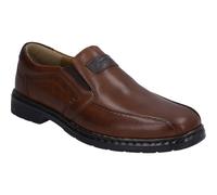 Slipper JOSEF SEIBEL "Alastair", Herren, Gr. 45, braun (cognac), Glattleder, used, Schuhe Slipper, Festtagschuh, Komfortschuh mit seitlichen Stretcheinsatz (73950256-45) cognac