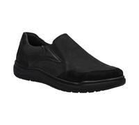 Slipper JOSEF SEIBEL "Baxter 04, black-black", Herren, Gr. 42, schwarz (schwarz, schwarz), Obermaterial: 100% Rindsleder Leather cow., Schuhe Slipper (59985451-42) schwarz, schwarz
