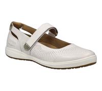 Slipper JOSEF SEIBEL "Caren 68, weiss-gold", Damen, Gr. 37, weiß (weiß, gold), Obermaterial: 100% Rindsleder Leather cow., Schuhe Slipper (98138810-37) weiß, gold