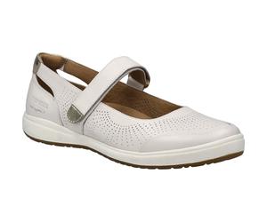 Slipper JOSEF SEIBEL "Caren 68, weiss-gold", Damen, Gr. 39, weiß (weiß, gold), Obermaterial: 100% Rindsleder Leather cow., Schuhe Slipper (98138810-39) weiß, gold