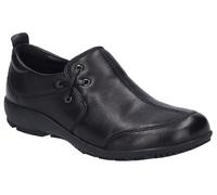 Josef Seibel Damen Slipper Charlotte 17, Frauen Slip On,Weite G (Normal),offener einschlupf,Mokassins,Halbschuhe,Slides,schwarz,39 EU
