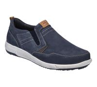 Slipper JOSEF SEIBEL "Enrico 04, blau-kombi", Herren, Gr. 46, blau (blau, kombi), Obermaterial: 100% Rindsleder Leather cow., Schuhe Slipper (50874340-46) blau, kombi