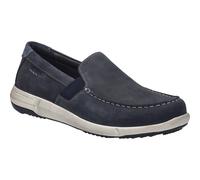 Josef Seibel Herren Slipper Enrico 31,Weite G (Normal),Wechselfußbett,schluepfschuhe,College Schuhe,Businessschuhe,Indigo,42 EU