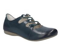 Josef Seibel Damen Klassische Ballerinas Fiona.04,Weite G (Normal),Gummizug,Ballerinen,Halbschuhe,Sommerschuhe,Slipper,Petrol,39 EU