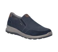 Slipper JOSEF SEIBEL "Marley 52", Damen, Gr. 44, graublau, Nubukleder, Veloursleder, Schuhe Slipper, Sneaker, Schlupfschuh mit wasserabweisender TEX-Ausstattung, G-Weite (25545410-44) graublau
