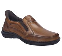Slipper JOSEF SEIBEL "New Anvers 22", Herren, Gr. 42, braun (cognac), Leder, used, casual, Schuhe, Anzugschuh, Komfortschuh in Weite K (25717034-42) cognac