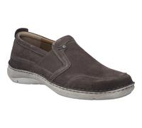 Slipper JOSEF SEIBEL "New Anvers 71, granit", Herren, Gr. 44, grau (granit), Obermaterial: 100% Rindsleder Leather cow., Schuhe Slipper (16233155-44) granit