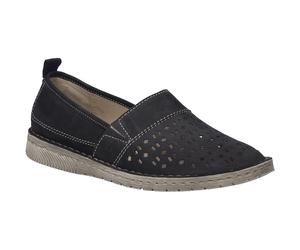 Slipper JOSEF SEIBEL "Sofie 27, schwarz", Damen, Gr. 41, schwarz, Obermaterial: 100% Rindsleder Leather cow., Schuhe Slipper (33085562-41) schwarz