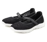 Slipper LASCANA "Slip-On-Sneaker, Freizeitschuh", Damen, Gr. 38, schwarz, Obermaterial: 100% Textilmaterial. Decksohle: 100% Textilmaterial. Futter: 100% Textilmaterial. Laufsohle: 100% Synthetik, lei