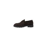 Slipper LLOYD "SELECT 240", Herren, Gr. 7.5, schwarz, Leder, unifarben, Schuhe Slipper, mit einer extraleichten Laufsohle (46597062-7,5) schwarz