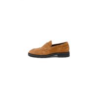 Slipper LLOYD "SELECT 240", Herren, Gr. 7.5, braun (hellbraun), Leder, unifarben, Schuhe Slipper, mit einer extraleichten Laufsohle (15496220-7,5) hellbraun