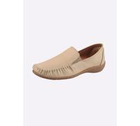Slipper LORETTA, Damen, Gr. 37, beige (sand), Glattleder, Schuhe Slipper (84021918-37) sand
