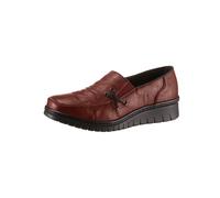 Slipper LORETTA, Damen, Gr. 38, rot (bordeaux), Leder, Schuhe Slipper (17561246-38) bordeaux