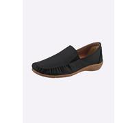 Slipper LORETTA, Damen, Gr. 38, schwarz, Glattleder, Schuhe Slipper (11133716-38) schwarz