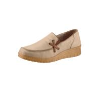 Slipper LORETTA, Damen, Gr. 42, beige, Leder, Schuhe Slipper (12581267-42) beige