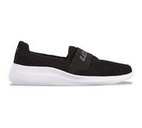 Slipper LOTTO, Herren, Gr. 39, schwarz (schwarz, dunkelgrau), Kunstfaser, Synthetik, unifarben, Schuhe Slipper, - mit bequemer Memory-Foam Innensohle (86633307-39) schwarz, dunkelgrau