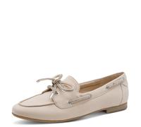 Slipper MARCO TOZZI, Damen, Gr. 39, beige (helltaupe), Textil, Glitzer, Veloursleder, unifarben, Schuhe Slipper, Blockabsatz, Schupfschuh, Bootschuh in veganer Verarbeitung (46244000-39) helltaupe