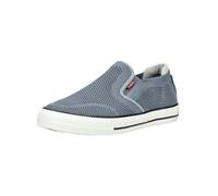 Slipper MUSTANG SHOES "Mustang Shoes Slipper Textil", Herren, Gr. 44, blau (grau, blau), Textil, Schuhe Slipper (96567707-44) grau, blau
