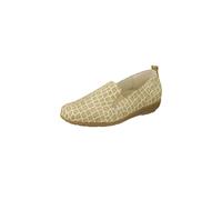 Natural Feet Clea Hirschlederschuhe, Sommerschuhe in Weite H, leichte Slipper, Halbschuhe mit herausnehmbaren Einlegesohlen, aus weichem Leder 41 beige