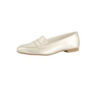 Slipper PAUL GREEN "Paul Green Slipper Leder", Damen, Gr. 39, silber (platin), Leder, Schuhe Slipper (63364823-39) platin
